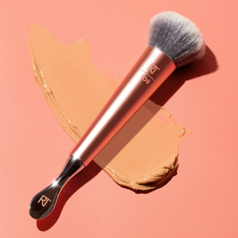 Real Techniques Primer Facial Skincare Brush - Brocha para prebase de  maquillaje
