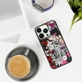 thumbnail image 7 of Anti-Collision Protective Spider Web Design Mobile Phone Case for iPhone 15 Pro, Black, 7 of 7