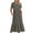 B26 Dark Gray summer dresses for women Clearance Under $5, variant on Summer Xqxayjr Ladies Summer Short Sleeve Wedding Guest Dress Under $5 Casual Aline Swing Flowy Tiered Shirt Maxi Long Sundress Crewneck Trendy Spring Bridal Shower Dresses