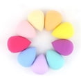thumbnail image 1 of Juego de 4 esponjas de maquillaje Pro Beauty, esponjas de maquillaje impecables, licuadora, base, hojaldre, forma multicolor (forma de gota de agua), 1 of 3