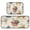 Retro Santa Claus and Reindeer, variant on 2-Piece Kitchen Rugs Set Non-Slip Mats Carpet Floor for Kitchen, Bathroom (19.7"x27.6" & 19.7"x47.2") Reindeer Pattern