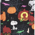 thumbnail image 6 of Peanuts Charlie Brown Spooky Snoopy Women's V-Neck Print Scrub Top, Sizes XS-3XL, 6 of 7