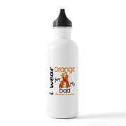 CafePress - I Wear Orange 43 Leukemia Stainless Water Bottle 1 - Stainless Steel Water Bottle, Sports Bottle, 1.0L