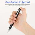 thumbnail image 4 of MesaSe Digital Voice Recorder Pen Sound Audio Activated Dictaphone Recording Device Professional Music Player with USB Cable Earplug for Lecture Class Meeting Interview, 4 of 7