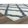 thumbnail image 3 of United Weavers Queensland Cinzia Geometric Shag Area Rug, Blue/Grey, 9'8" X 13'2", 3 of 6