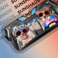 thumbnail image 5 of 3D Dog Beach Theme Car Sunshade For Pet Lovers, 5 of 6