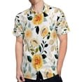 thumbnail image 4 of High Quality Hawaiian Shirts for Men Short Sleeve Aloha Beach Shirt Floral Summer Casual Button Down Shirts Blouses AOEP4Q, 4 of 7