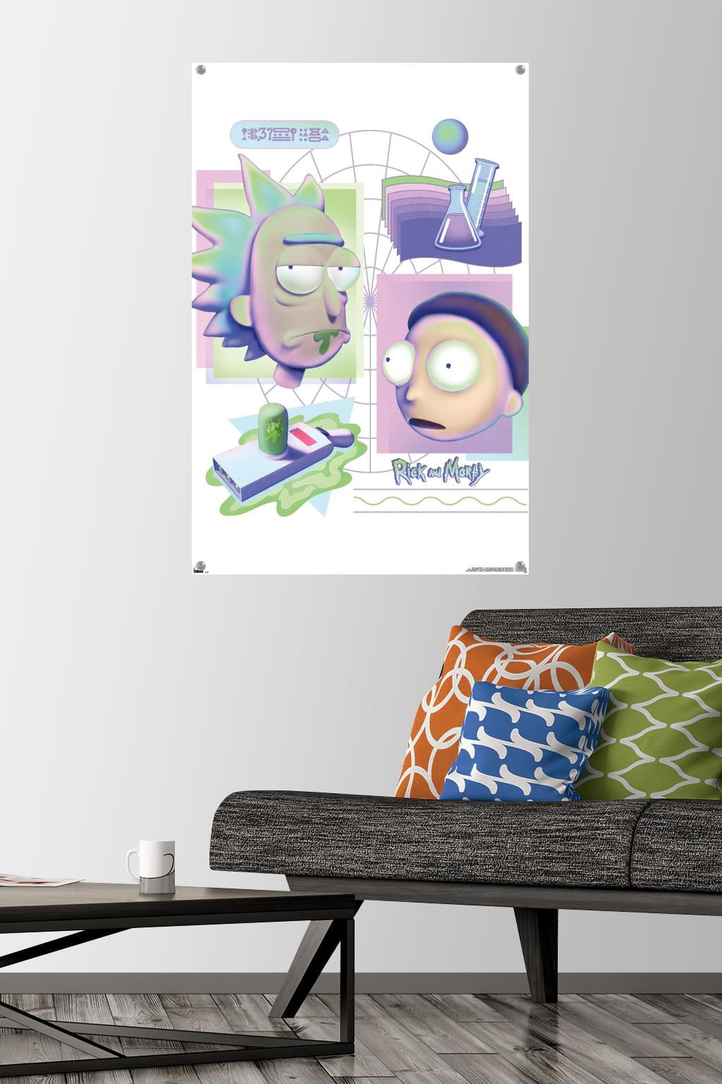 Rick And Morty - Chemistry Wall Poster with Push Pins, 22.375" x 34"