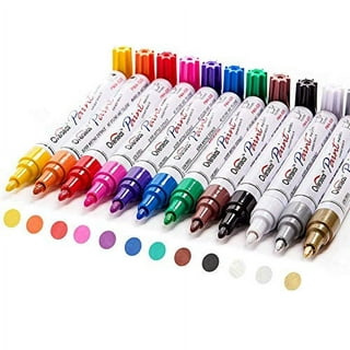Paint Pens Acrylic Markers, 56 Colors Paint Markers for Halloween Pumpkin  Painting, Metallic Art Marker, for Kids Adults - AliExpress