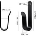 thumbnail image 4 of Snowboard Wall Mount Clips, Horizontal Snowboard Rack Display Stand, Snowboard Wall Mount Clips for Surfboards Skateboards Skis Home Garage, 4 of 6