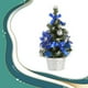 thumbnail image 2 of Advancent Pino de Navidad de 20cm, árbol Artificial pequeño, decoración de Navidad falsa, accesorio DIY, atmósfera de Año Nuevo, adorno para centro Kits de decoración para fiestas azul real Advancent HA008880-03, 2 of 6