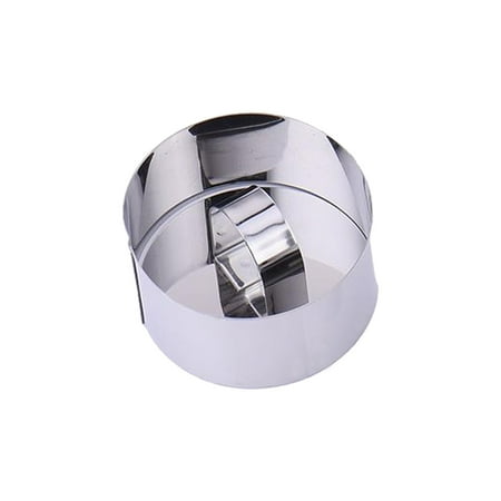 

knqrhpse Cake Mould Baking Tools Stainless Steel Cake Mold With Push Plate Sushi Cutting Mold Tool cake decorating kit