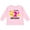 AD-Pink, variant on Inktastic Its My 2nd Birthday with Smiling Emoticons Girls Long Sleeve Toddler T-Shirt