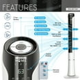 thumbnail image 2 of Techni Home 48? Tower Fan for Bedroom or Office with LED Display, 3 Wind Speeds and Modes, Remote Control, 2 of 9