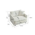 thumbnail image 3 of 3 Piece Living Room Sofa Set, Upholstered Sectional Sofa Couch Set, Including 3 Seater Sofa+2 Piece Single Sofa for Living Room, Apartment, 3 of 9