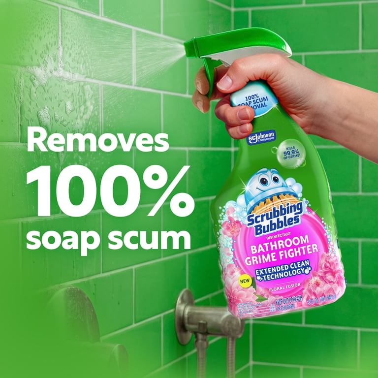 Scrubbing Bubbles Bathroom Grime Fighter Disinfectant Cleaner 2-Pack photo 3