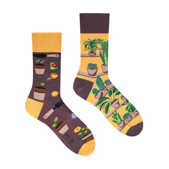 SPOX SOX - Mens & Ladies Mismatched Novelty Odd Socks - Gardening
