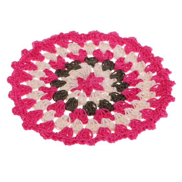 Mantel individual de de encaje de de de 110 mm Tapetes de encaje de posavasos 3