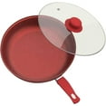 thumbnail image 5 of 13-Piece Red Pots and Pans Set Non Stick–Nonstick Cookware with Glass Lids and Stay-Cool Handles–Durable Set for Home Kitchen,Induction Compatible,Great for Daily Cooking, 5 of 7