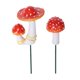 thumbnail image 4 of 2 piezas de estacas de resina con forma de seta para jardín, macetas y decoración. Figuras en miniatura. Rojo, 4 of 9
