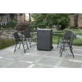 thumbnail image 3 of Birkdale 5-Piece Folding Wicker Chair Set with Storage Box, 3 of 5