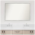 thumbnail image 6 of Amanti Art Custom Wall and Bathroom Mirror (33.25 x 47.25 in.), Eva White Silver Narrow Frame, 6 of 7