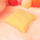 thumbnail image 2 of Funda de cojín decorativa de 18" x 18" para cama y sofá, funda de almohada de pana de algodón de color amarillo sol dorado, 2 of 4