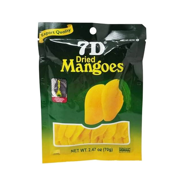 7D Dried Mangoes 70g - Pack of 1