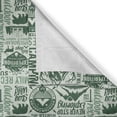 thumbnail image 4 of Ambesonne Camping Window Valance, Outdoors Adventure Theme, 54" X 12", Pale Green Dark Green, 4 of 5