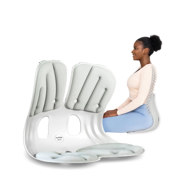Soporte corrector de postura Curble Grand ergonómico gris