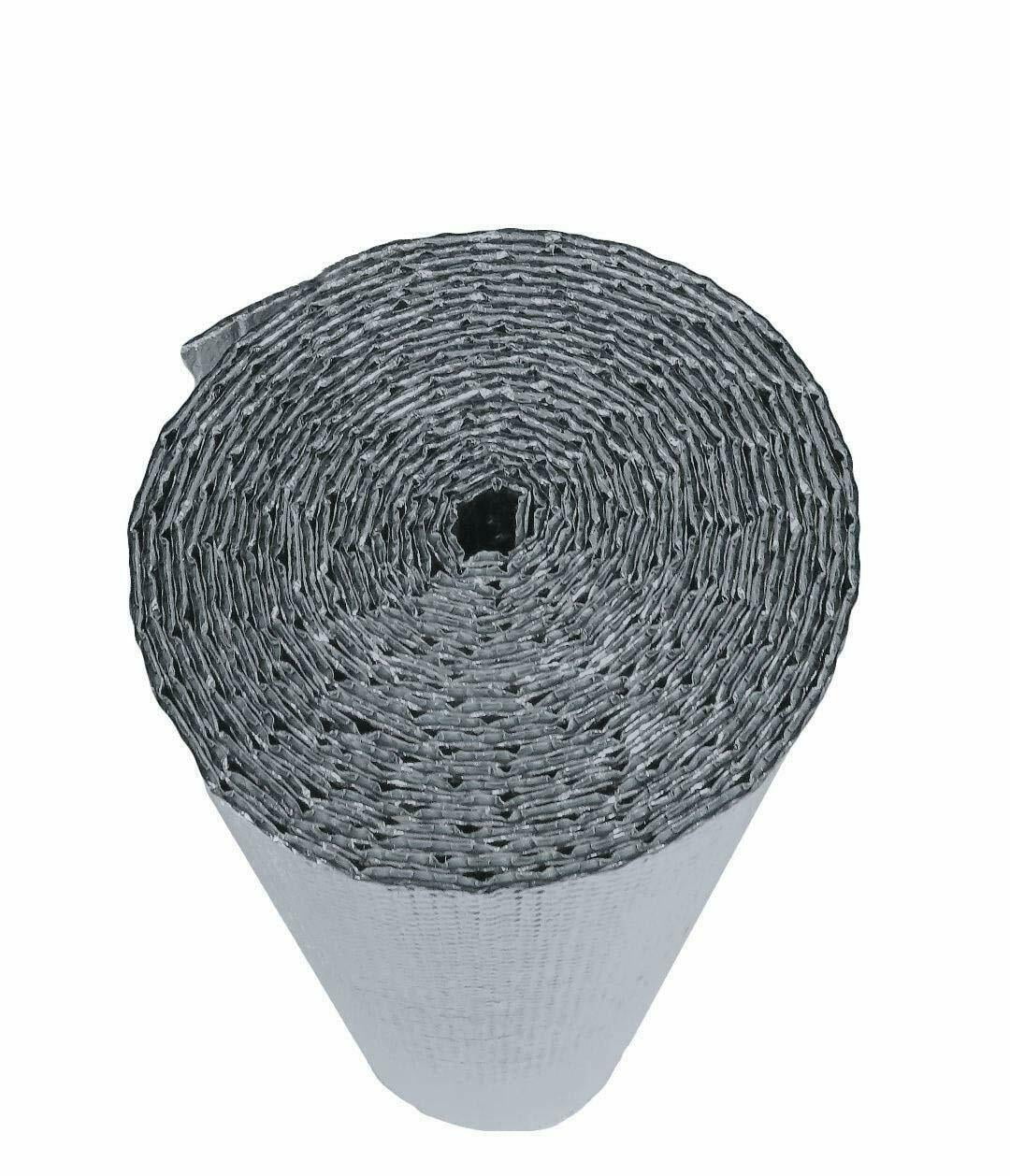US Energy Products 48/" x 5/' Double Bubble White Reflective Foil Insulation R8