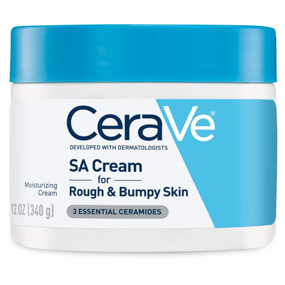 CeraVe SA Cream  Renewing Salicylic Acid Body Cream for Rough and Bumpy Skin 12 oz