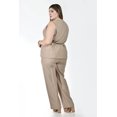 thumbnail image 3 of Conjunto Chaleco y Pantalon Roman Fashion /Tallas Extras, 2728 (Beige) beige 38, 3 of 6