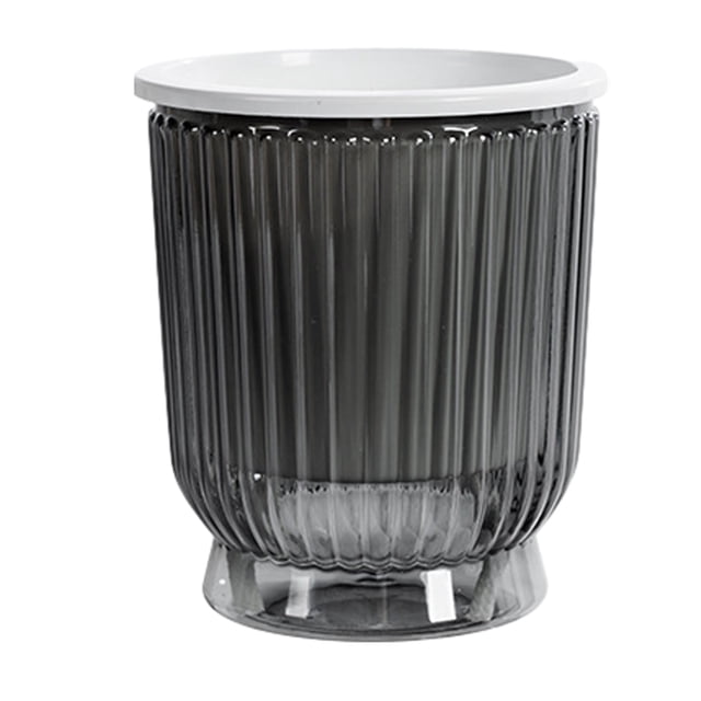 Self Watering Plant Pot Plastic Flower Pot with Water Reservoir Wick Ropes Modern Indoor Planter for Home Office Desktop