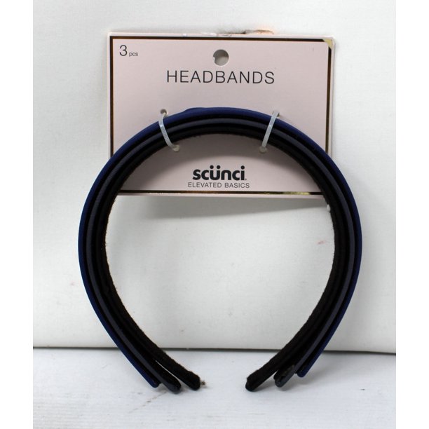 Scunci Elevated Basics Headbands 3 Count