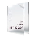 thumbnail image 1 of Lámina de plexiglás KLEAMLON de acrílico transparente de 3 mm de grosor (40 x 50 cm), 1 of 6