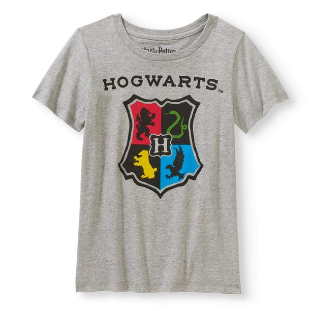 Warner Bros. Harry Potter Hogwarts Crest Graphic T-Shirt (Little Girls & Big Girls) - Walmart.com