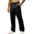 thumbnail image 2 of Men's Lightweight Quick Dry Hiking Running Pants Outdoor Sports Breathable Zipper Pockets Athletic Workout Pants Black 3XL, 2 of 6