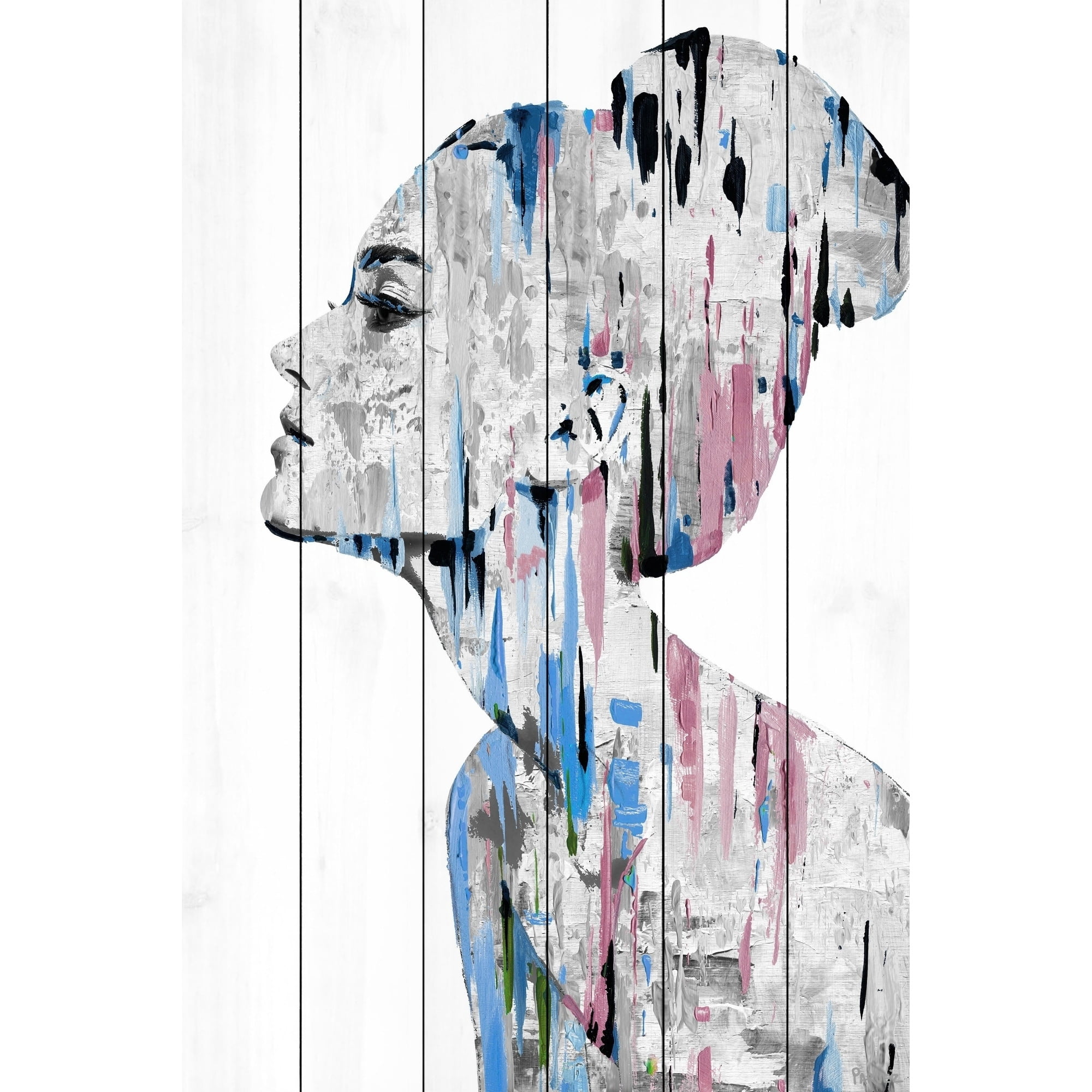 Parvez Taj I Feel Beautiful White Wood Wall Art