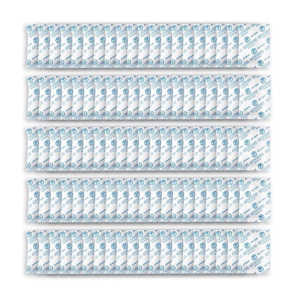 Paquetes de desecantes de gel de sílice Fonday, aptos para uso alimentario, 2 g x 100 paquetes