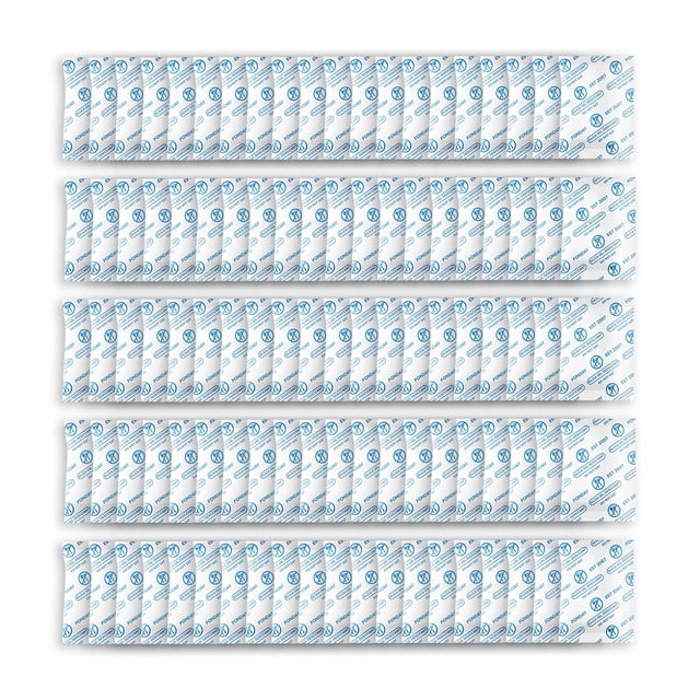 Paquetes de desecantes de gel de sílice Fonday, aptos para uso alimentario, 2 g x 100 paquetes