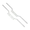 thumbnail image 1 of Bunblic 2x RC Car Chassis Frame Rails Upgrade DIY Modified Spare Parts Replacement for MN98 MN99S Parts 1:12 RC Crawler Car Toy Hobby argent, 1 of 8