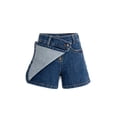 thumbnail image 2 of Wonder Nation Girls Denim Skort, Sizes 5-18, 2 of 3