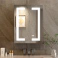 thumbnail image 6 of LiviNest Anti-Fog LED Medicine Cabinet Mirror: 32x24 Inch Smart Mirror with Power Hub - 2 Sockets & 2 USB Ports for Bathroom Storage & Grooming - 3-Color Dimmable Lighting & 5-Level Adjustable Shelve, 6 of 6