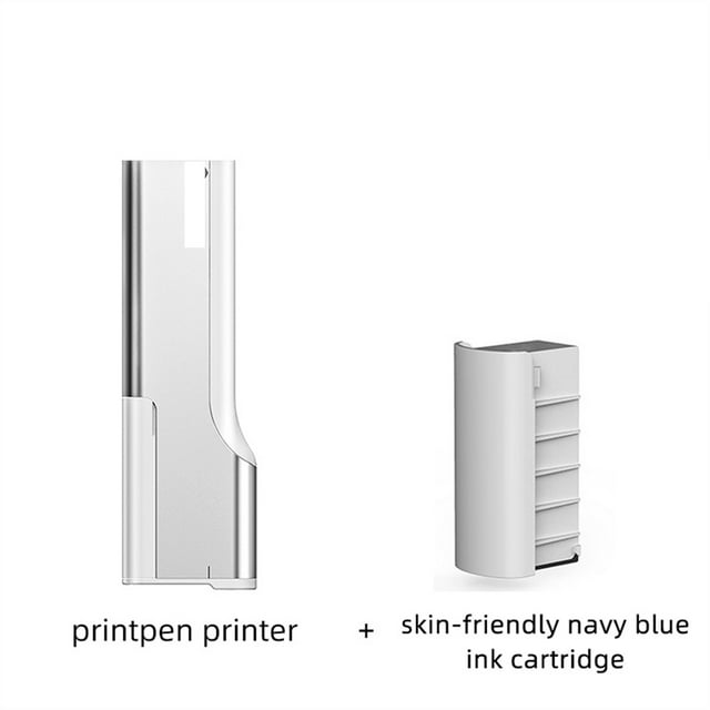 Portable Label Printing Pen Mini Small Tattoo Printer Picture LOGO QR Code Barcode Wireless Intelligence Inkjet ,Multi-Format Printing