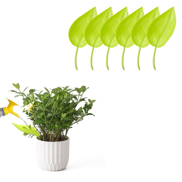 Hbdhejl 6Pcs Potted Leaf Type Diversion Watering Funnel Plant Drainage Watering Device Watering Device