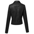thumbnail image 2 of Women's Classic Belted Biker Jacket, 2 of 4