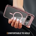 thumbnail image 4 of Decase Magnetic Case for Google Pixel 9 Pro XL,Compatible with Mag-safe,Military-Grade Protection,Stylish Non-Yellowing Shockproof Case for Google Pixel 9 Pro XL with Screen Protector,Pink, 4 of 8