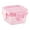 Pink #2, variant on Baby Food Storage Container - 3-Compartment Airtight Fresh Box for Snacks, Travel & Home Use - Leakproof, Reusable & Easy Clean Food Keeper