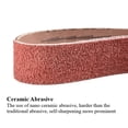 thumbnail image 2 of 10 Uds 2100x50mm cinturones de lijado 83 "x 2" cinturones abrasivos de cerámica for lijado de Metal 36 #40 #60 #80 #100 #120 #, 2 of 6